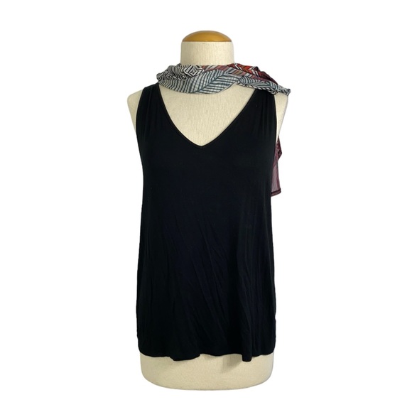 Lane Bryant 18/20 Geometric, Sheer Poncho and Attached Tank - Picture 6 of 8